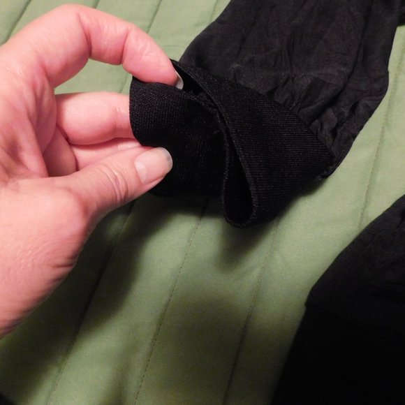 Silky black blouse by Prologue size 2X New - Picture 2 of 5